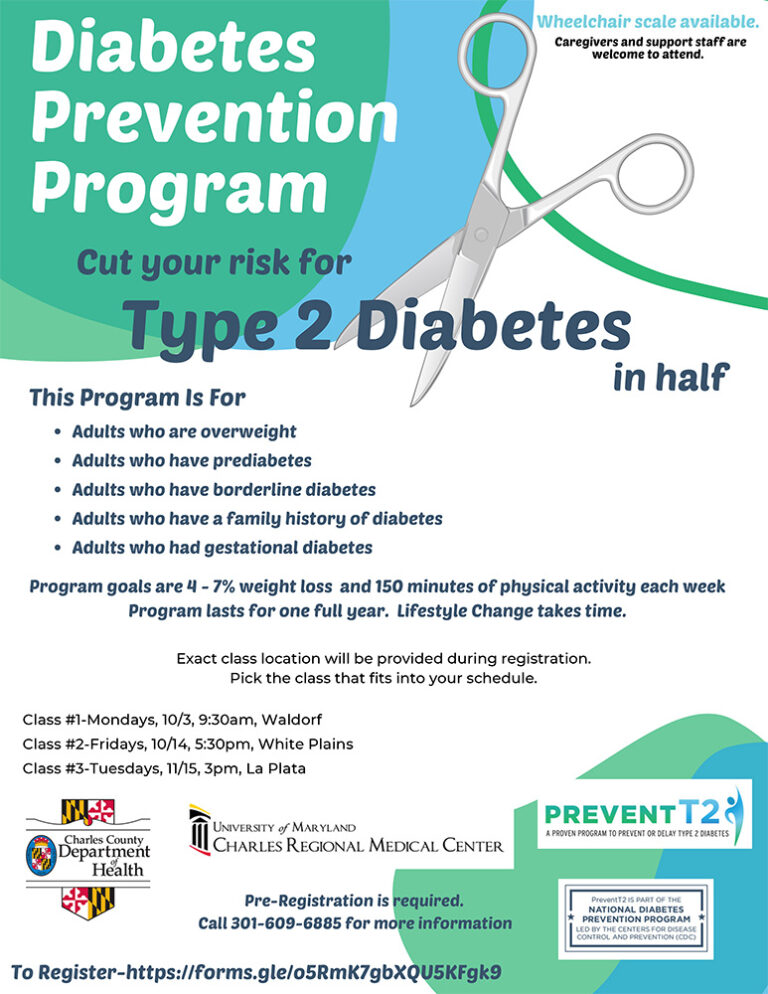 Diabetes Classes Charles County Department of Health