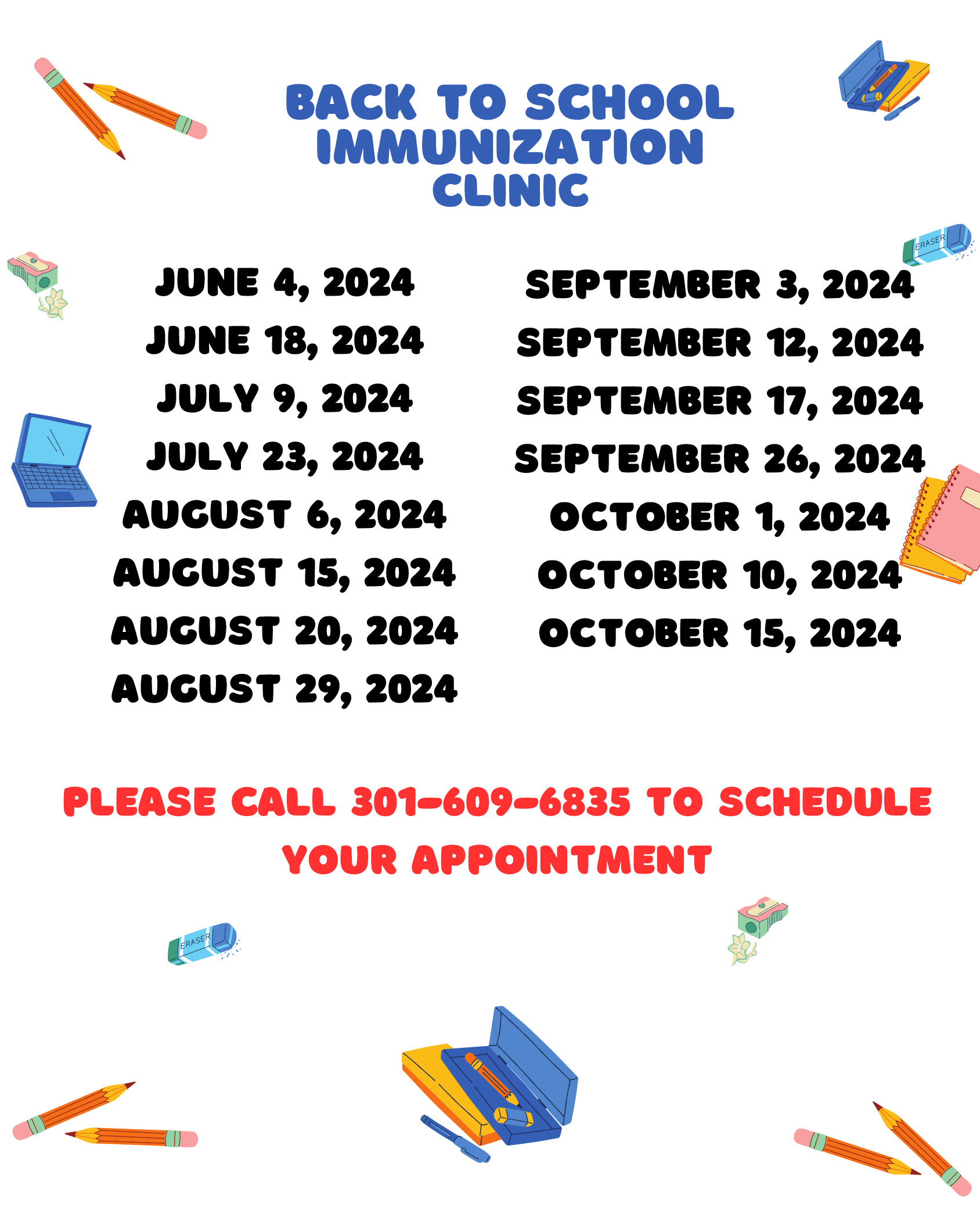 Child Health / Child Immunizations - Charles County Department of Health